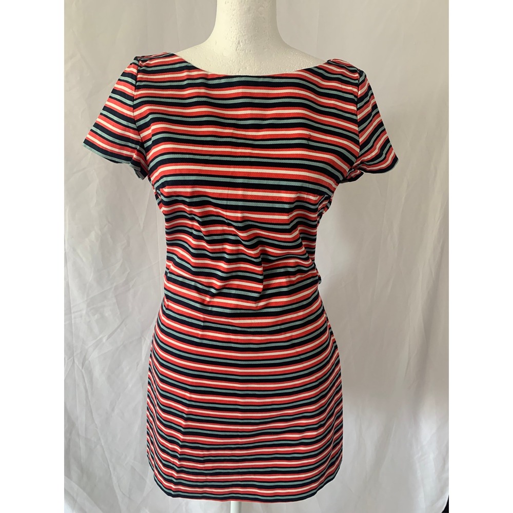 Zara Striped Jumpsuit in Red, Navy & White